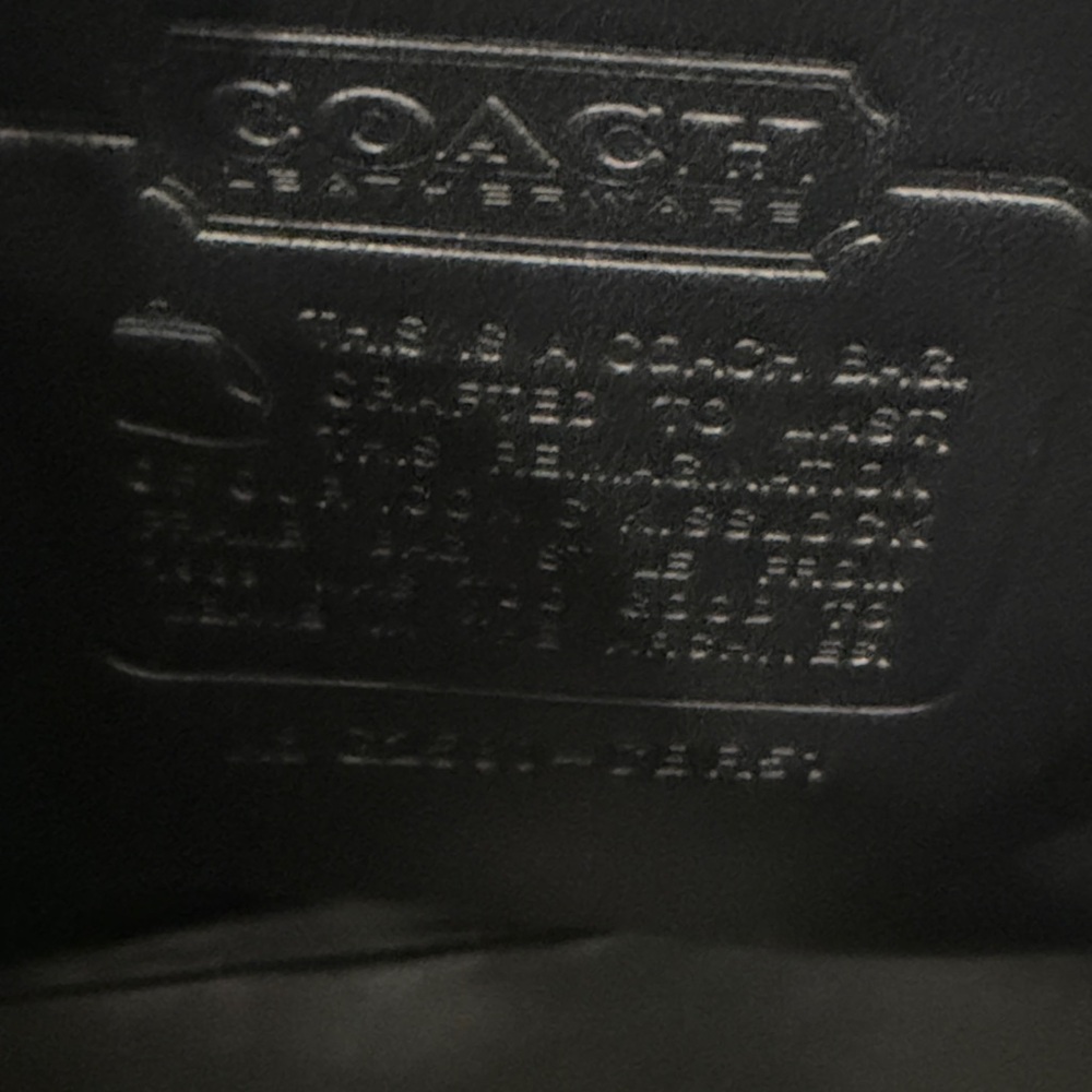 Coach Large oversized Kisslock Frame Bag - Picture 7 of 8
